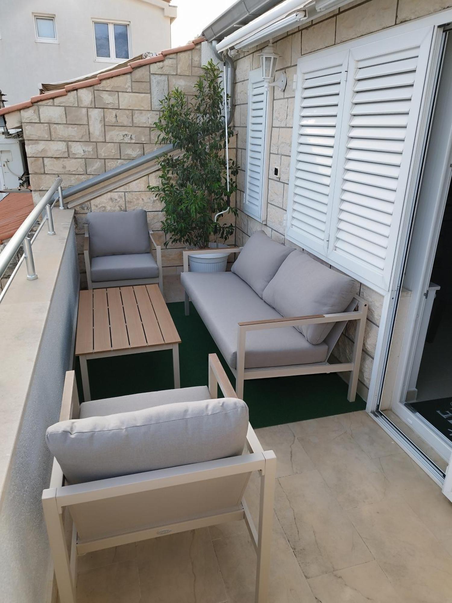 Ferienwohnung Am Sandstrand 奥米什 外观 照片